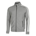 Neil Zip Hoodie -grey,cream