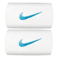 Premier Doublewide Wristband 2 Pack Unisex - white, light blue