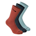 Everyday Plus Cushioned Sports socks 3 Pack Unisex - red, petrol