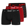 Dri-Fit Essential Micro Trunk Boxer shorts 3 Pack Men - black, red