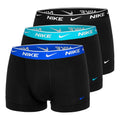 Everyday Stretch Trunk Boxer shorts 3 Pack Men - black, turquoise