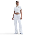 Court Heritage Crop Polo Women-White