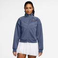 Courtly Knit Heritage Training jacket Women-blue grey