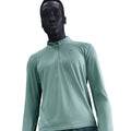 Pacer Half-Zip Running shirt Men - turquoise, silver