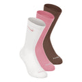 Everyday Plus Cushioned Sports socks 3 Pack Unisex - white, rose