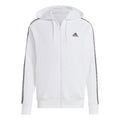 3Stripes Zip Hoodie Men - white, black