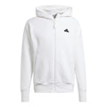 Zone Printed Full-Zip Zip Hoodie Men - white,