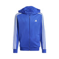 Training ES 3 Stripes Full-Zip Zip Hoodie Kids - blue, white