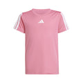 Training Essentials 3 Stripes T-Shirt Kids - rose, white
