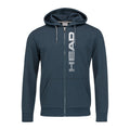 Fynn Zip Hoodie Men - dark blue, white