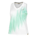 Performance Tank Top Women-White,Turquoise