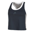 Play Crop Tank Top Women-Dark Blue,White