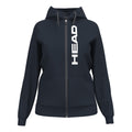 Club Original Full Zip Hoodie Women-Dark Blue
