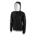 II Zip Hoodie Women - black, white