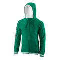 Team II Zip Hoodie Men - green, white