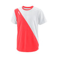 Team II Angle Crew T-Shirt Boys - coral, white