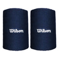 Wide Terry Wristband Unisex - dark blue,