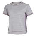 Race Crop Running shirt Women - lilac,