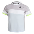 Match Top Tee T-Shirt Men - light blue, white