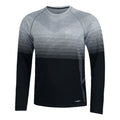 Seamless Long sleeve Men - black, grey