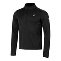 Road Winter 1/2 Zip Running Shirt Men-Black