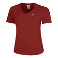 Road V-Neck Running shirt Women - dark red,