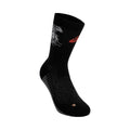Performance Run Crew Running Socks-Black,Orange