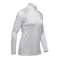 Tech Half-Zip Twist Long sleeve Women - lightgrey, silver