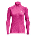 Tech Half-Zip Twist Long sleeve Women - pink,