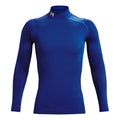 Coldgear Comp Mock Long sleeve Men - blue,