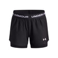 Tech Play Up 2in1 Shorts Girls-Black,White