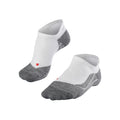 RU4 Endurance Invisible Running Socks Men-White,Grey