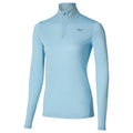 Core Impulse Half Zip Running shirt Women-light blue