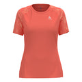 Essential Print Crew Neck Running shirt Women - orange,