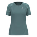 Essential Print Crew Neck Running shirt Women - blue grey,