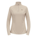 Essential Ceramiwarm Mid Layer 1/2 Zip Running Shirt Women-Cream