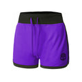 Tech Shorts Women - violet, black