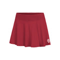 New York Printed Wavy Skirt Girls - dark red,