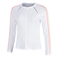 Sunset Spin Long Sleeve Women-White,Orange