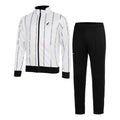 Stripe Double Tracksuit Men - white, black