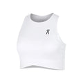 Court Crop Tank Top Women-White