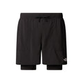 Sunriser 2in1 6in Running Shorts Men-Black