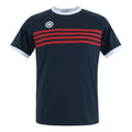 Kadiri Striped T-Shirt Men - dark blue, red