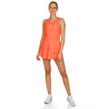 Flounce Dress Women - orange,