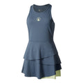 Flounce Dress Women - blue,