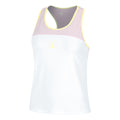 Mind Racerback Tank Top Women-White,Lilac