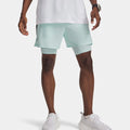 Launch 5in 2in1  Running shorts Men-mint, black