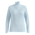Essential 1/2 Zip Running shirt Women-light blue
