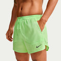 Stride 5in Running shorts Men - light green, silver