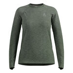 Odlo Clothing Odlo Essential Seamless Crew Neck Long sleeve Women-olive